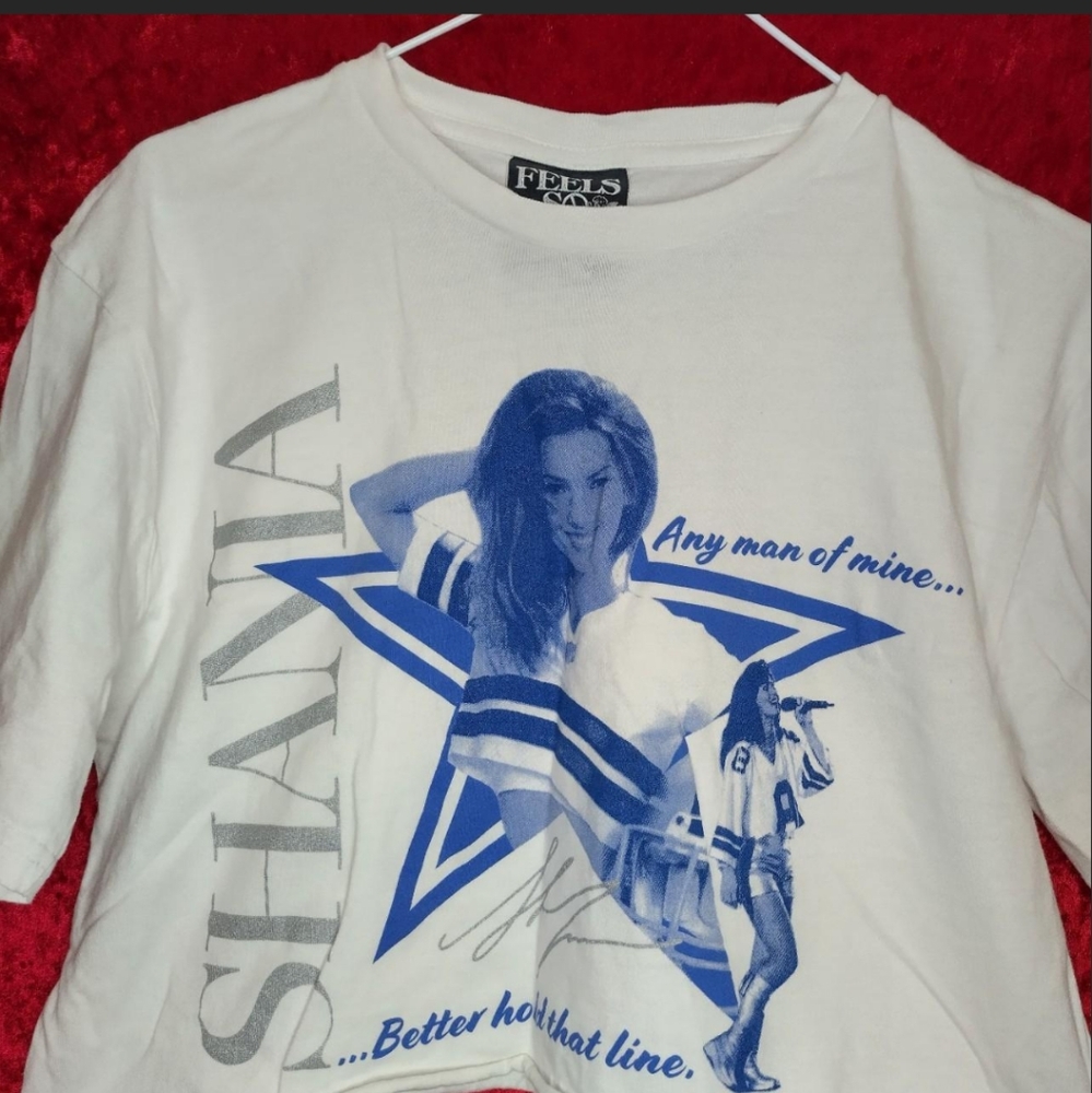 Shania Twain cowboys any Man of mine crept up t-shirt